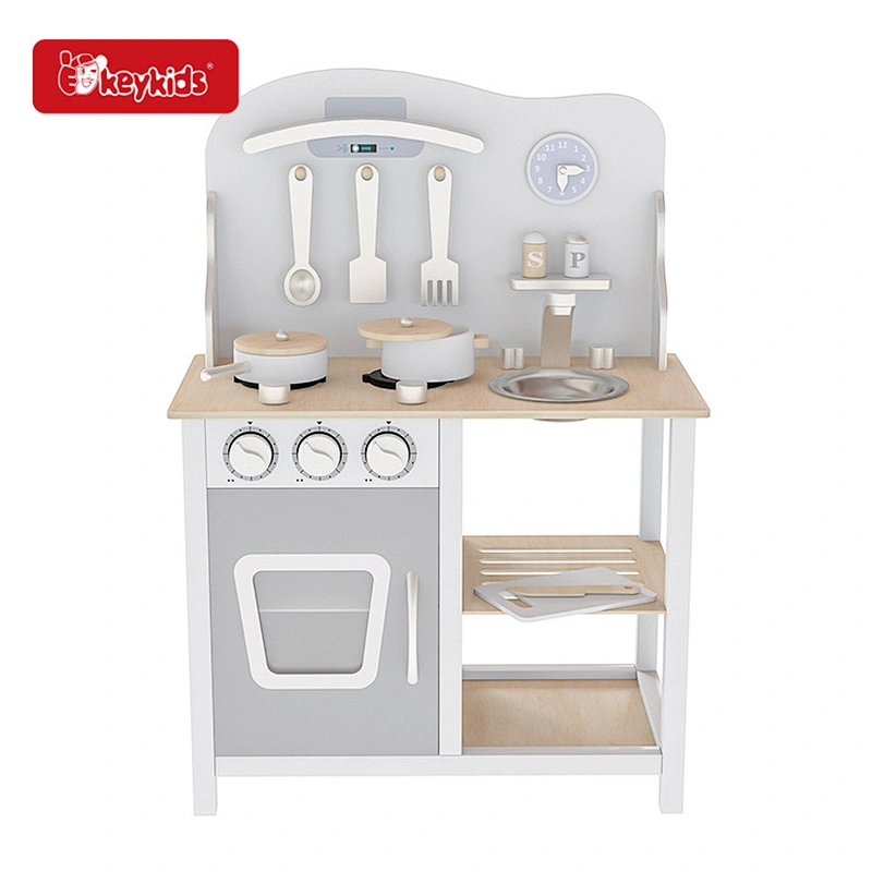 Factory OEM Simulate Cooking Game Nordic Wooden Kitchen Toys for Kids W10C737